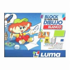 Block Dibujo Luma Nº6 20 Hjs Blanco