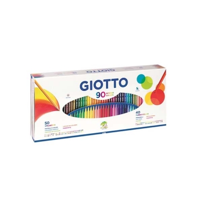 Set Giotto 90 Pza (50 Lapices + 40 Marc)