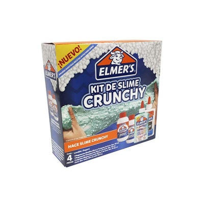 Set Slime Crunchy Elmers 4 Piezas