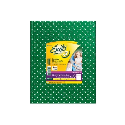 Cuaderno T/d N3 Exito 48 Hj Ry  L/verde