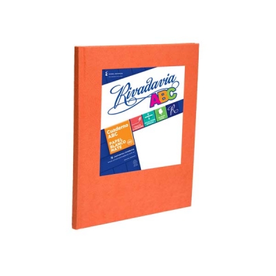 Cuaderno T/d Abc Rivad 50 Hj Ry Naranja